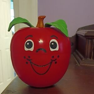 1972 Happy Face Fisher-Price Wobble Apple